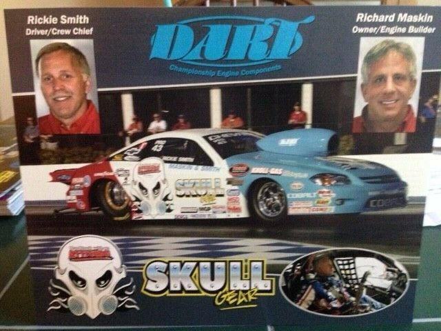 Rickie Smith "skull Gear" Nhra Chevy Cobalt Pro Stock Handout