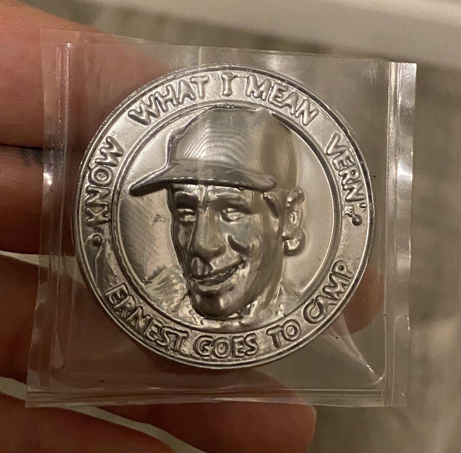 New Custom 3d Ernest P Worrell Jim Varney Double Sided Coin Ernest Goes To Camp