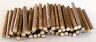 N Scale 50 Pieces 2-1/4+- Very Beautifully Customed Detailed Logs Made Real Wood