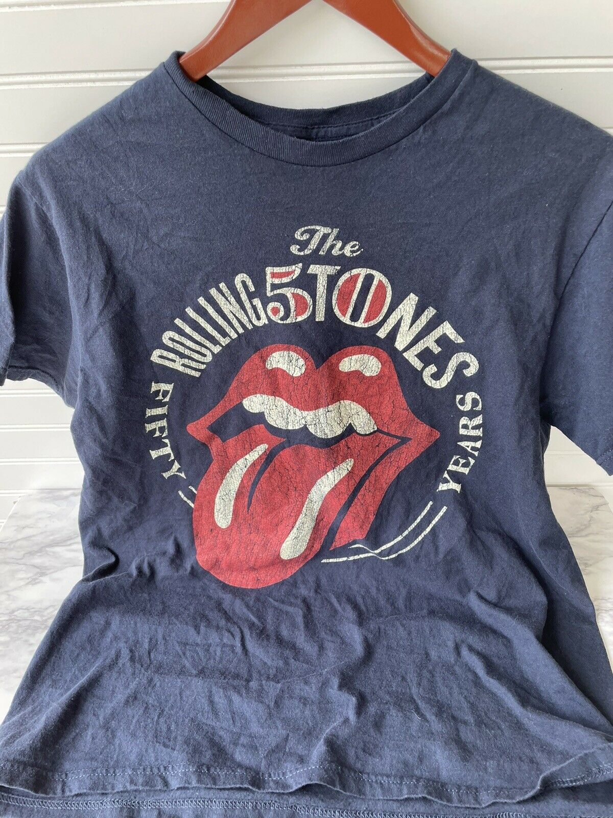The Rolling Stones 50 Years Shirt Unisex Large - Used
