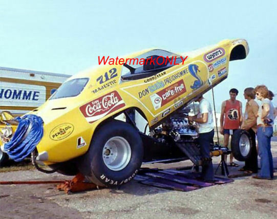Don "snake" Prudhomme "care Free" '73 Plymouth 'cuda Nitro Funny Car Photo! #41b