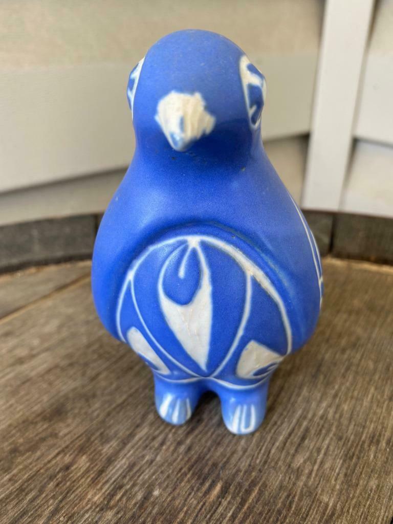 Pablo Zabal Chile Pottery Penguin Signed Ships Free Excellent