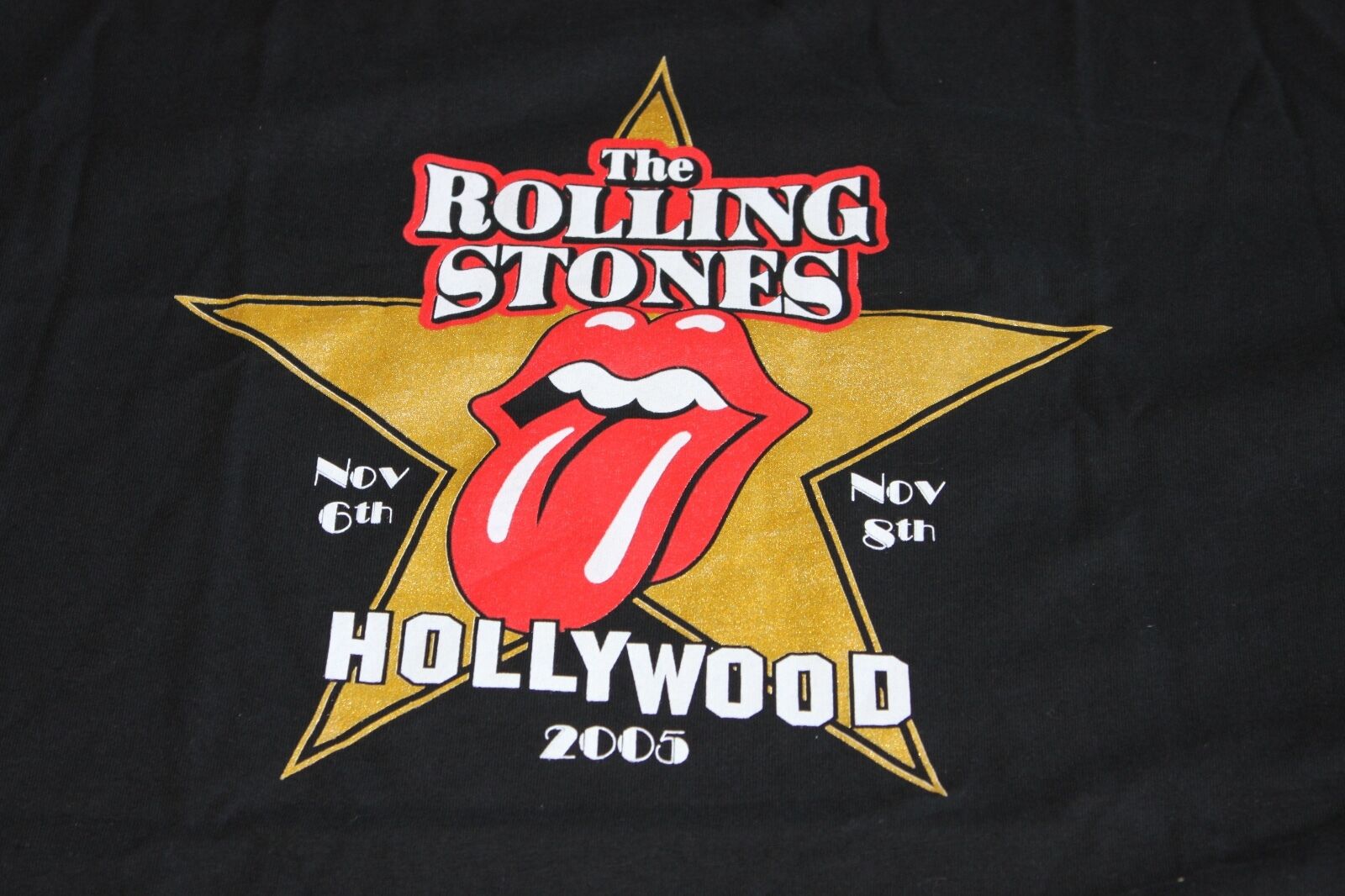 Rolling Stones Hollywood Bowl 2005 Vintage Never Worn Original Shirt L