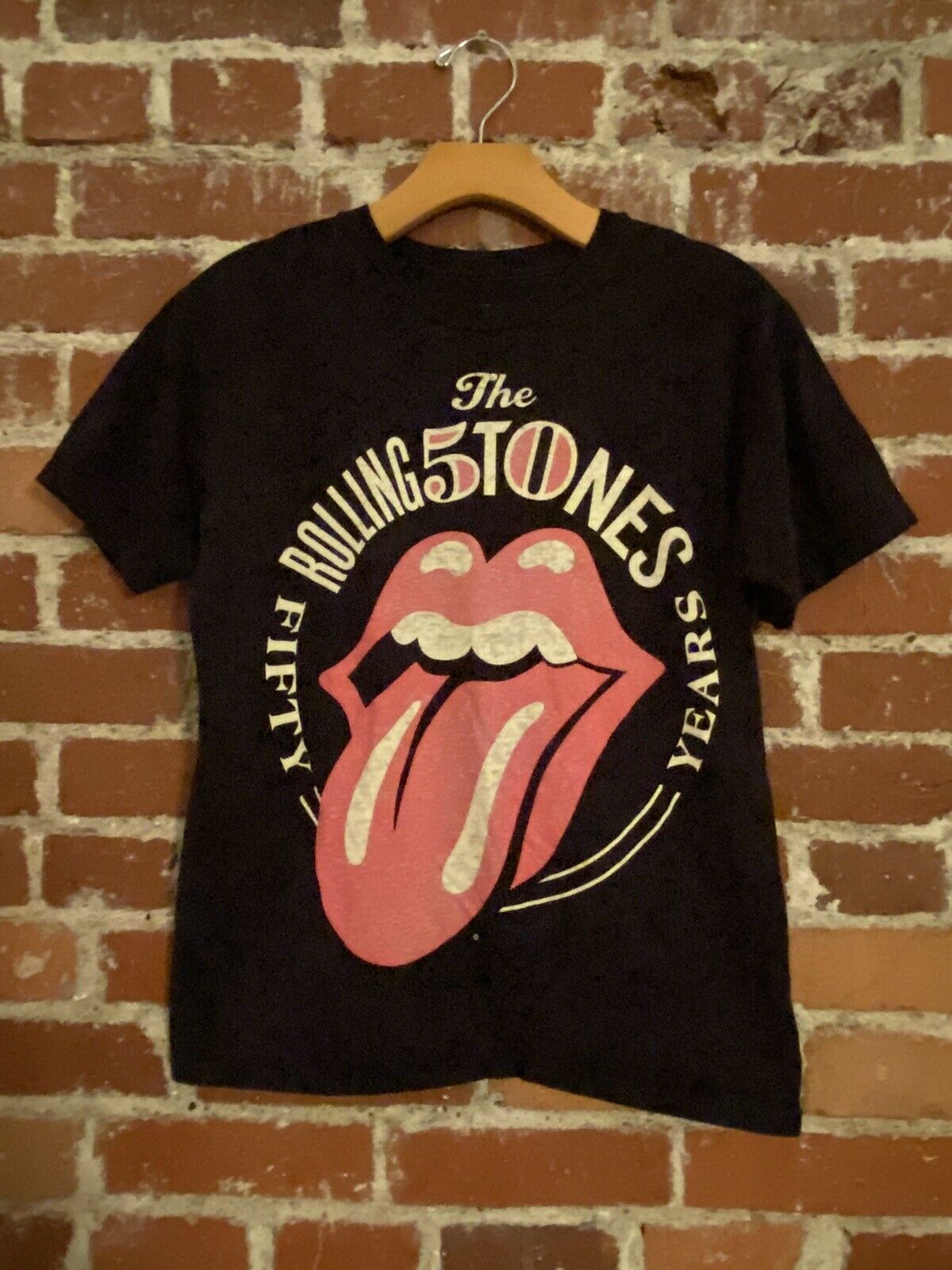 The Rolling Stones 50 Years Tour Shirt 2013 Size Small